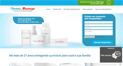 Desktop Screenshot of dermamarengo.com.br